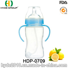 Bouteille en plastique de alimentation de bébé de catégorie comestible sans BPA (HDP-0709)